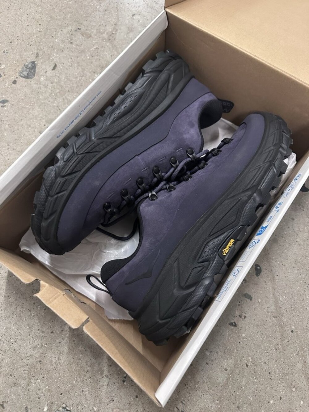 HOKA U Tor Summit Sneakers Squid Ink Dark Blue - Picture 4 of 12